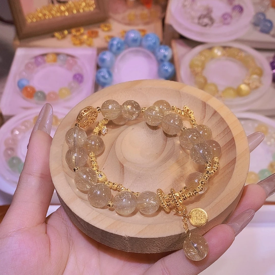 水晶手链未镶嵌李***･差价