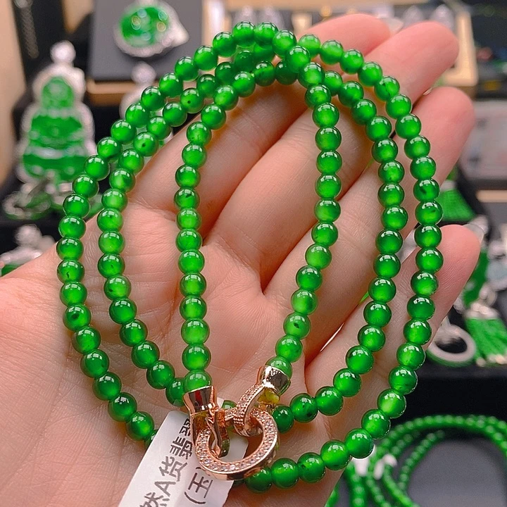 翡翠未镶嵌颈饰2565888