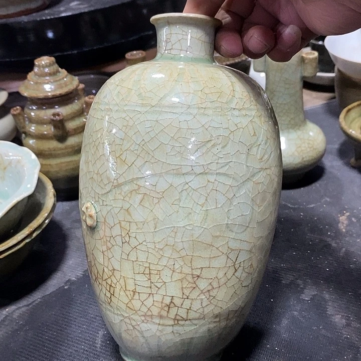 手工艺品琉璃时**步龙泉青瓷等文库收藏珍品