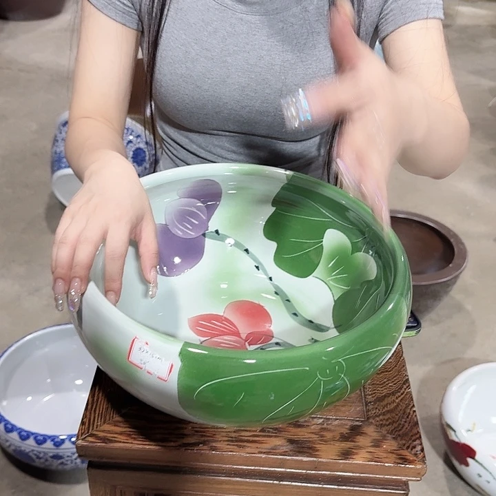 瓷片口径32厘米 高度14厘米