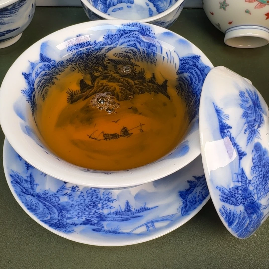 陶景德镇纯手绘茶具圆圆290