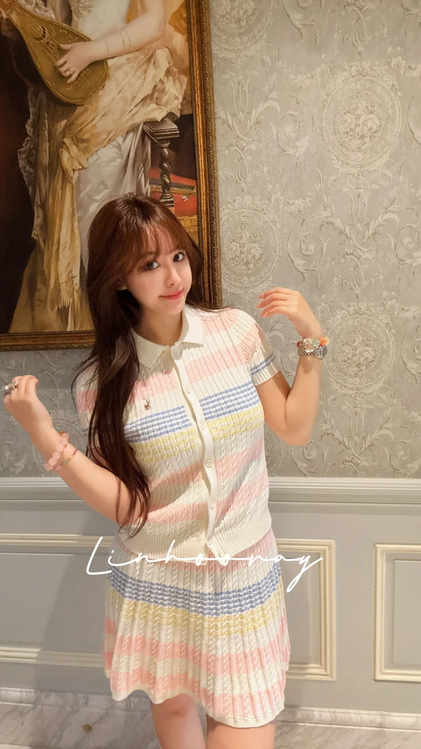 【sKycaptian】小马原版开发条纹多色夏针织棉套装SK02863/SK02864