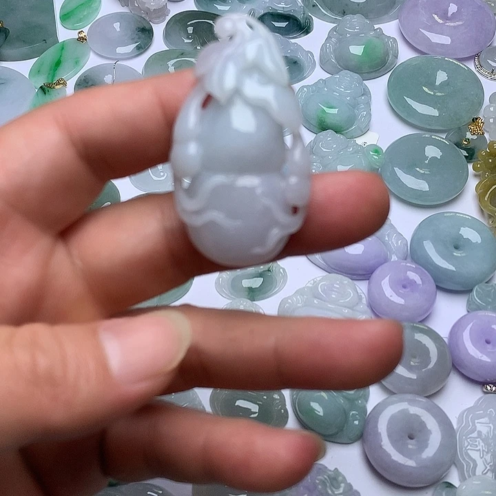 翡翠未镶嵌项圈天然翡翠