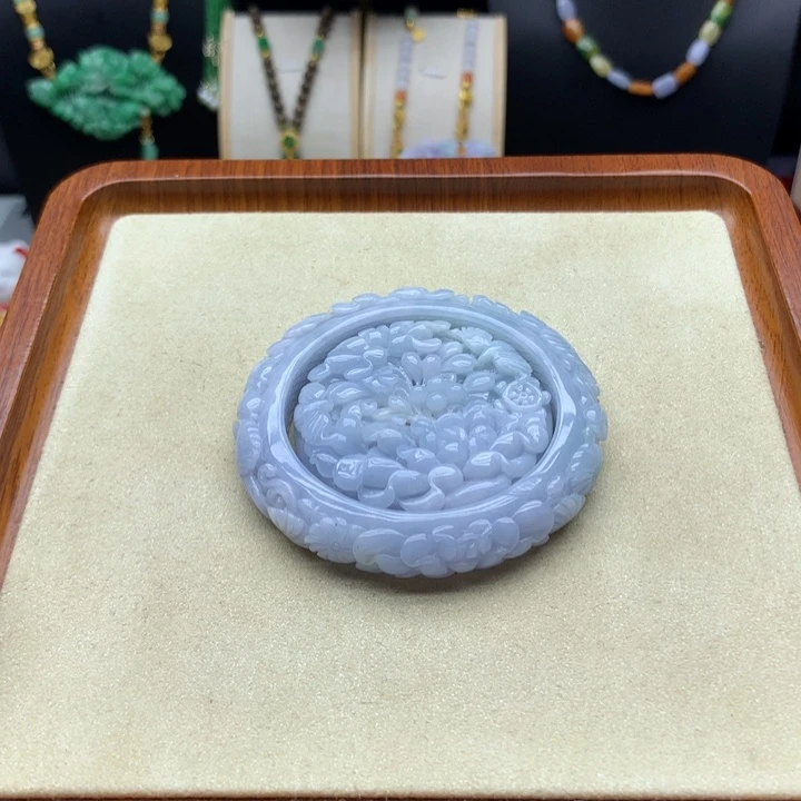 翡翠未镶嵌手镯翡翠手镯55.7