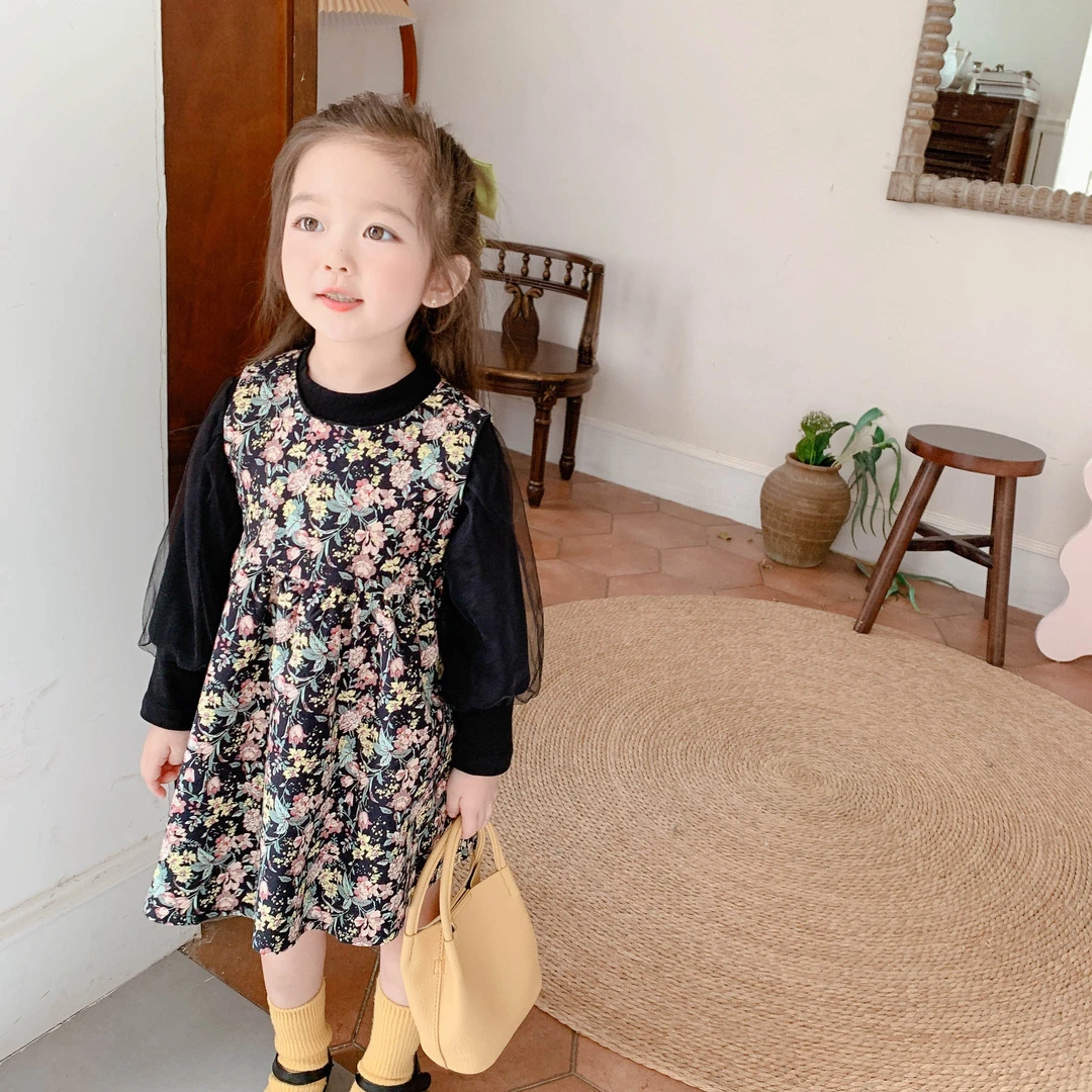 【本妈】"神明少女"碎花背带裙两件套22Q006 15