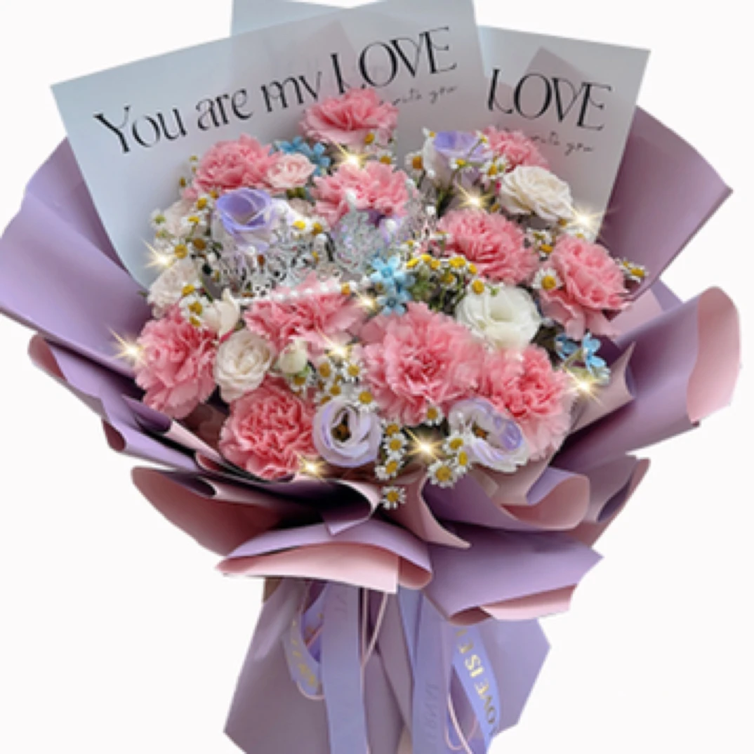 11朵粉色康乃馨