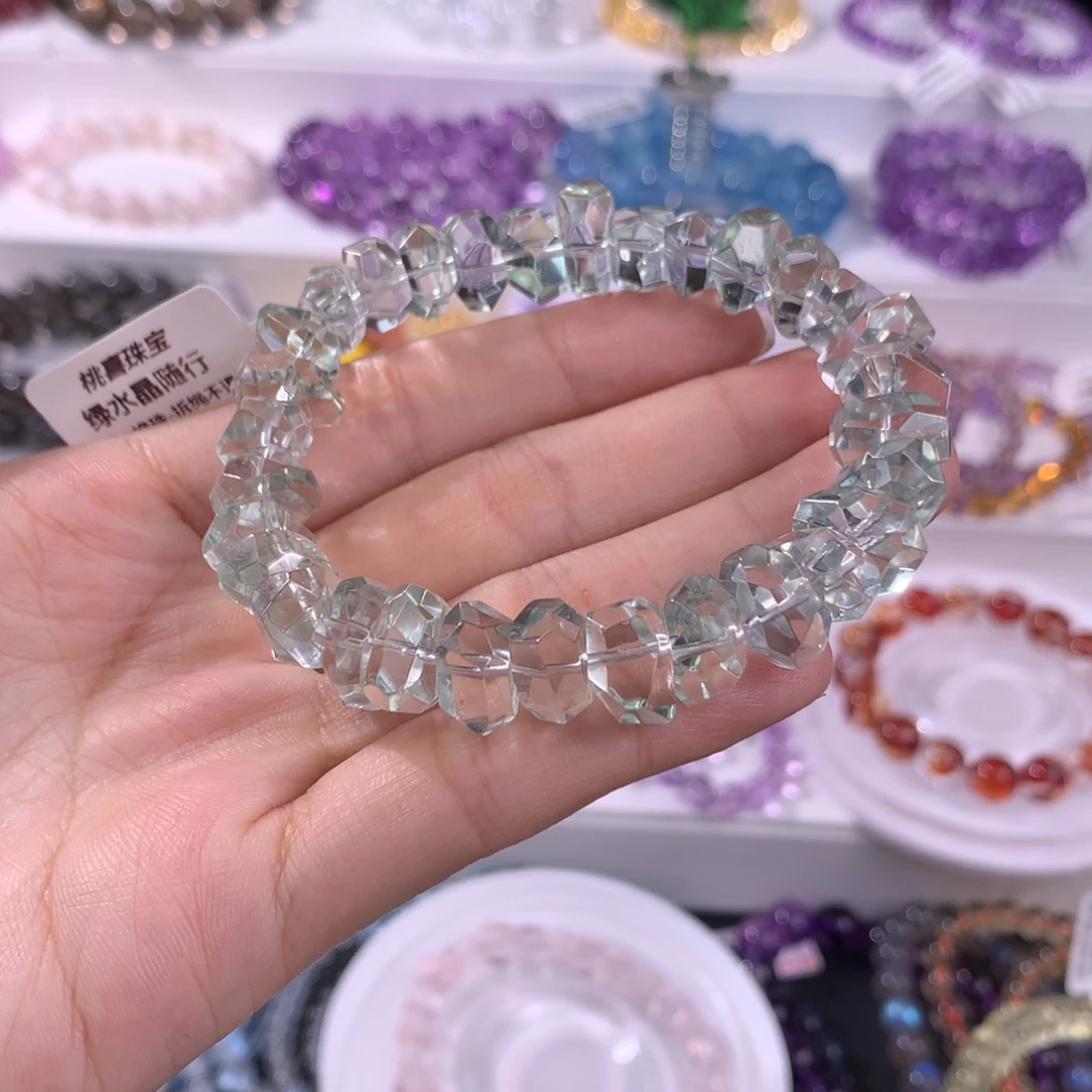 未镶嵌手链水晶高品绿水钻切