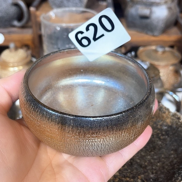 杯高温柴烧陶泥主人杯