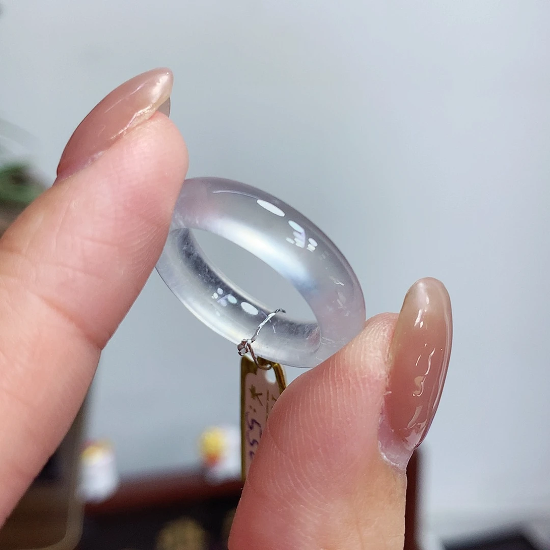 未镶嵌戒指翡翠17-18号