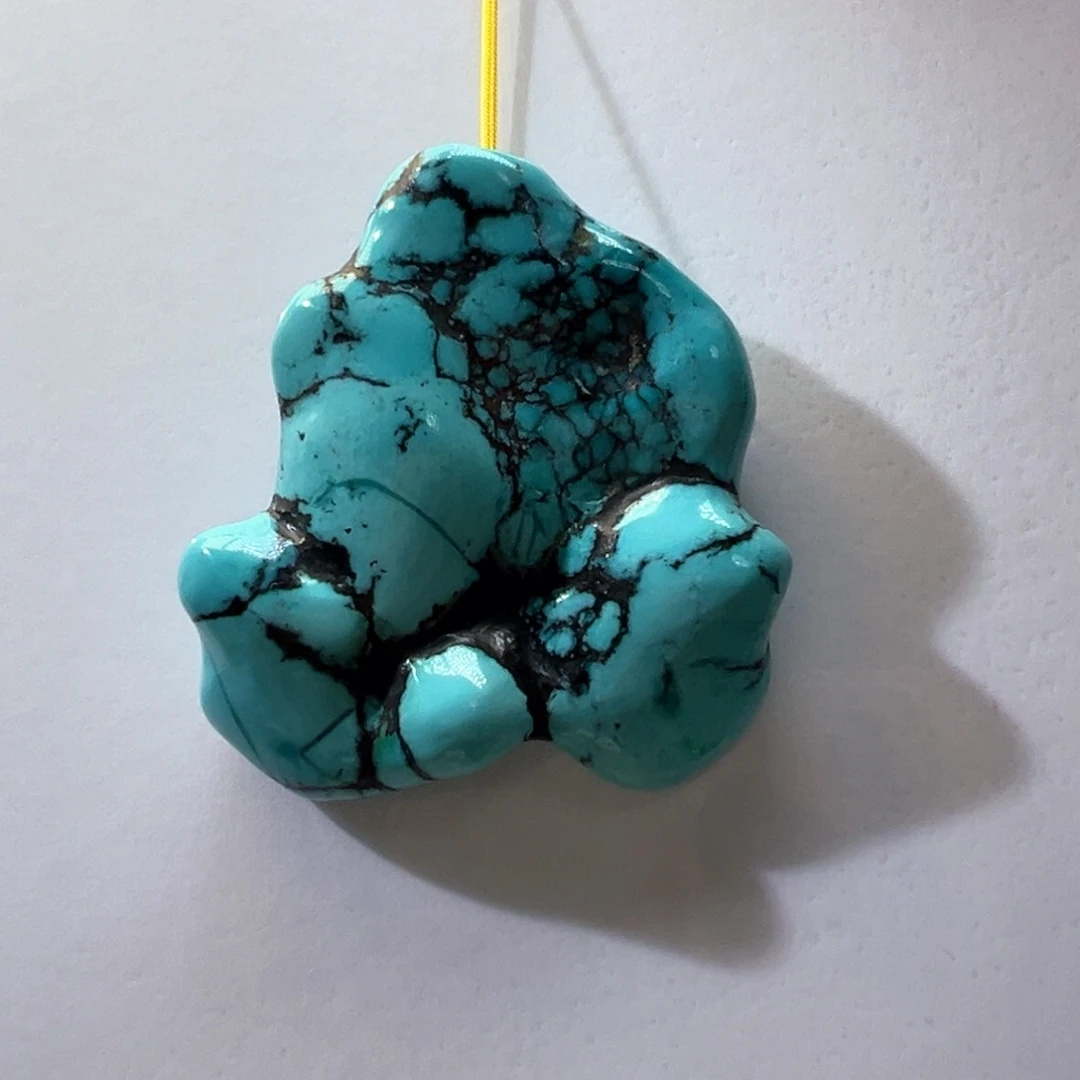 绿松石未镶嵌挂件