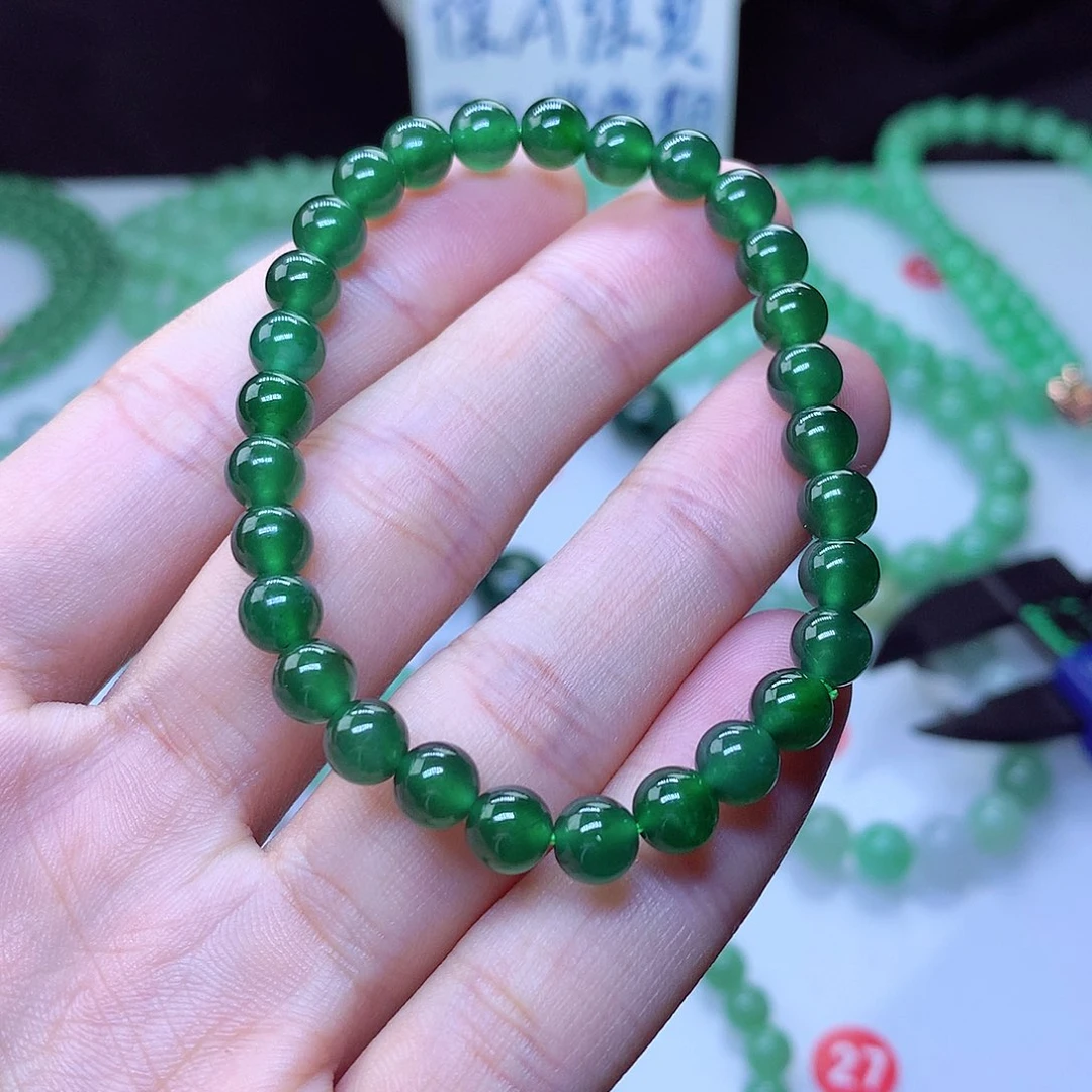 翡翠毛衣链未镶嵌I****°