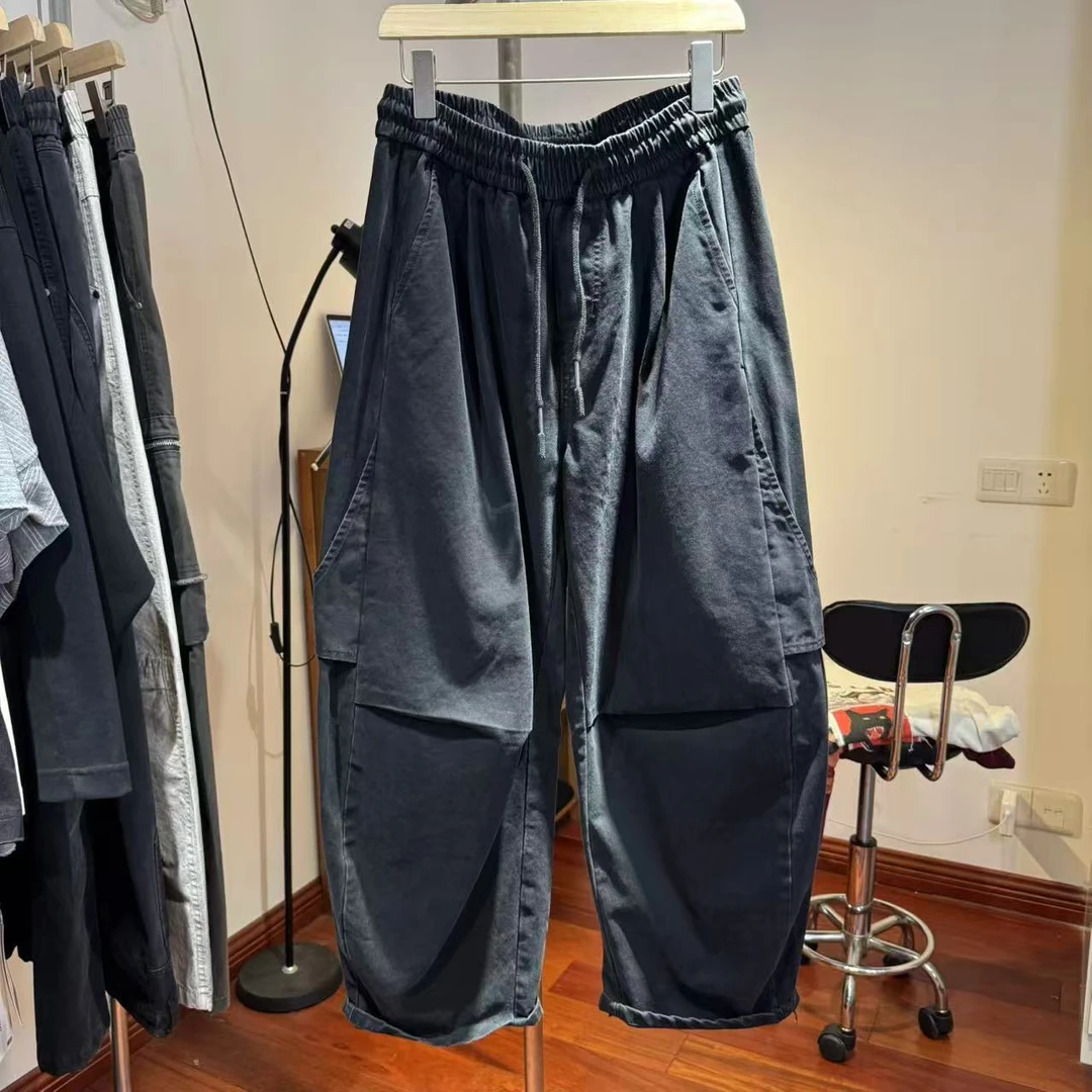 秋季款宽松版直筒裤男女款1801