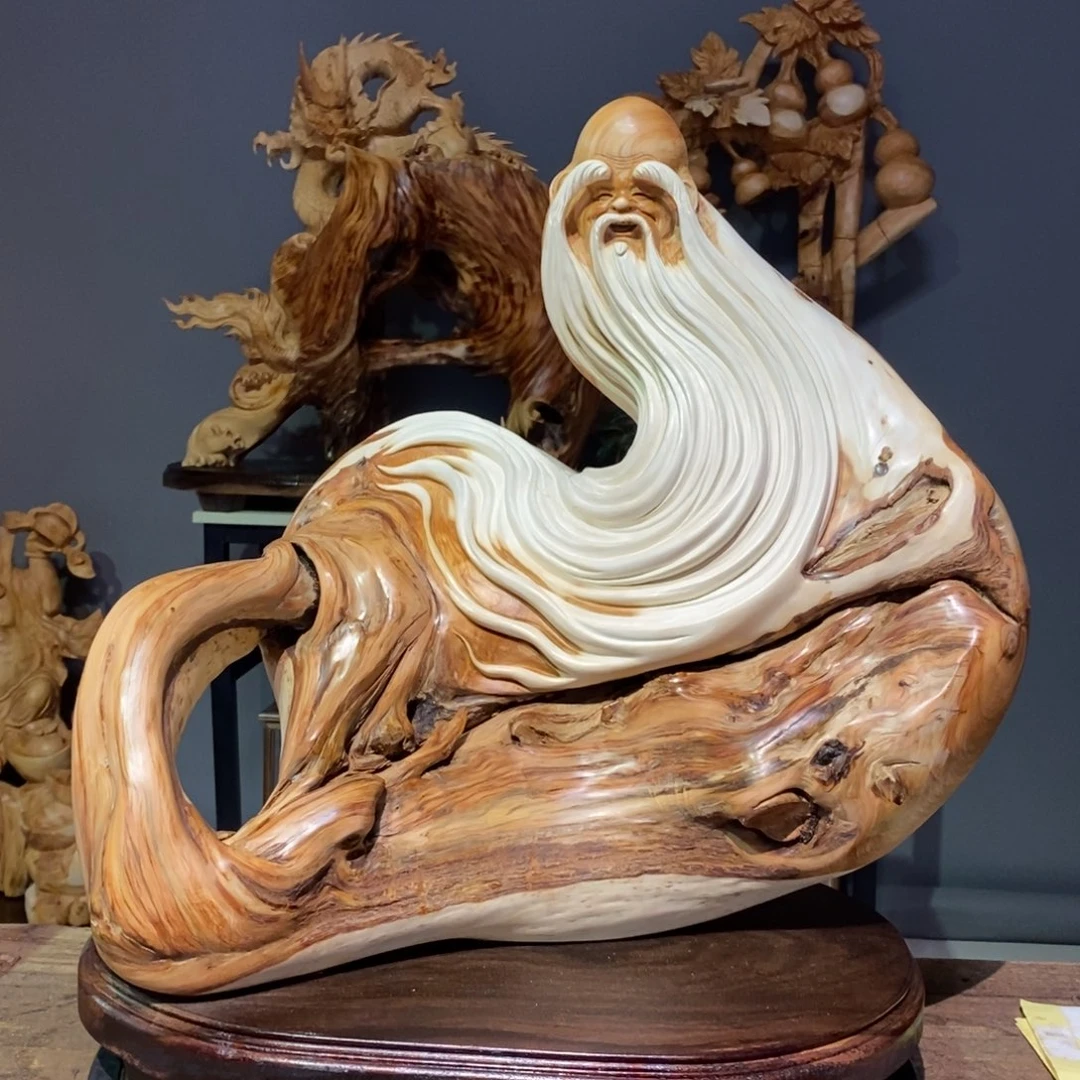 柏木（崖柏）崖柏木雕刻