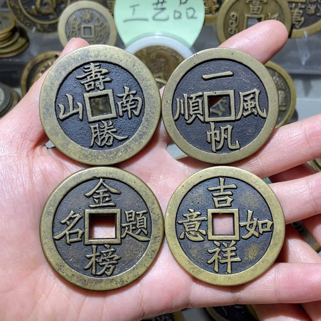 铜全家福一物一拍手工翻砂工艺品