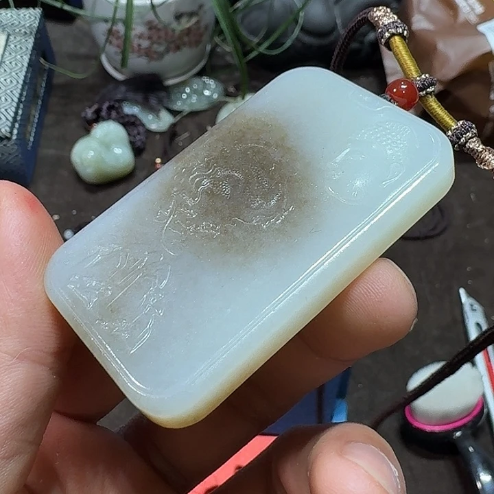 未镶嵌和田玉车挂