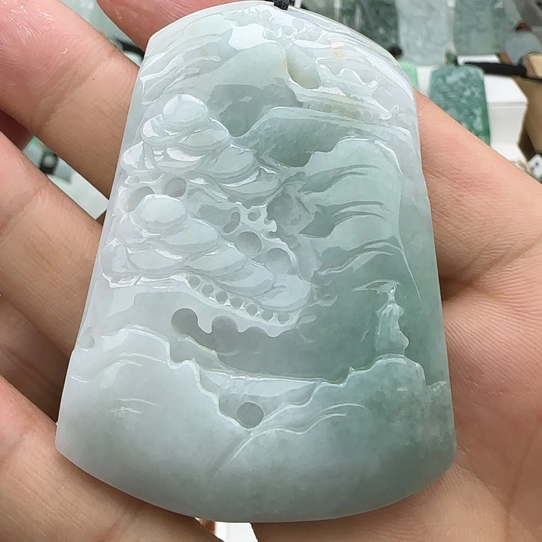颈饰未镶嵌翡翠翡翠