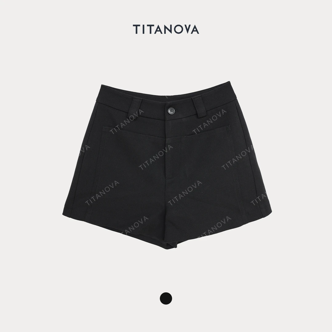 【苧不凡】夜核｜轻奢极简休闲风短裤夏季潮流慵懒风三分裤N5DK0704