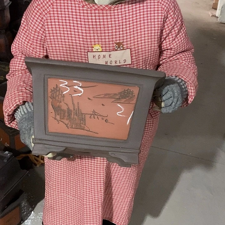 紫砂花盆紫砂花盆