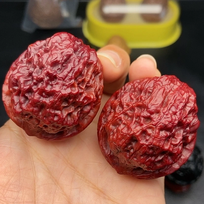 【闪购商品】把件文玩核桃42尺麒麟纹狮子