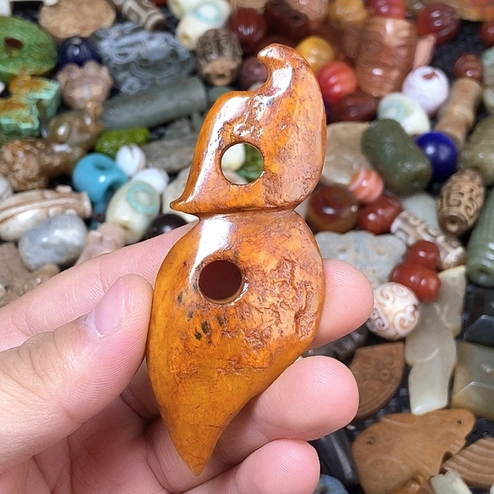 和田玉未镶嵌颈饰67