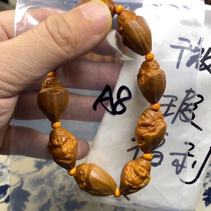 橄榄核手串/手链橄榄核雕工艺手串