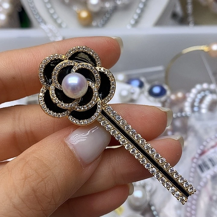 未镶嵌淡水珍珠发夹