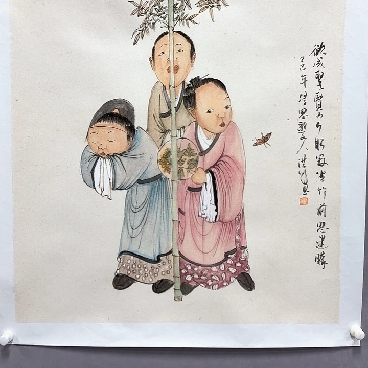 国画亲笔手绘放心去藏