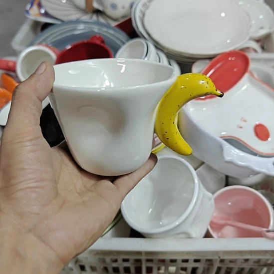 瓷片陶瓷杯碗盘微瑕介意慎拍