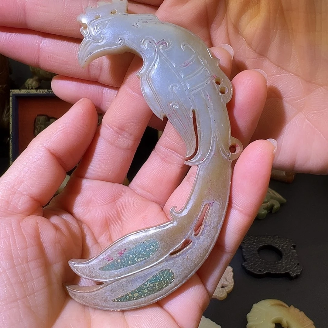 未镶嵌和田玉挂件冬*