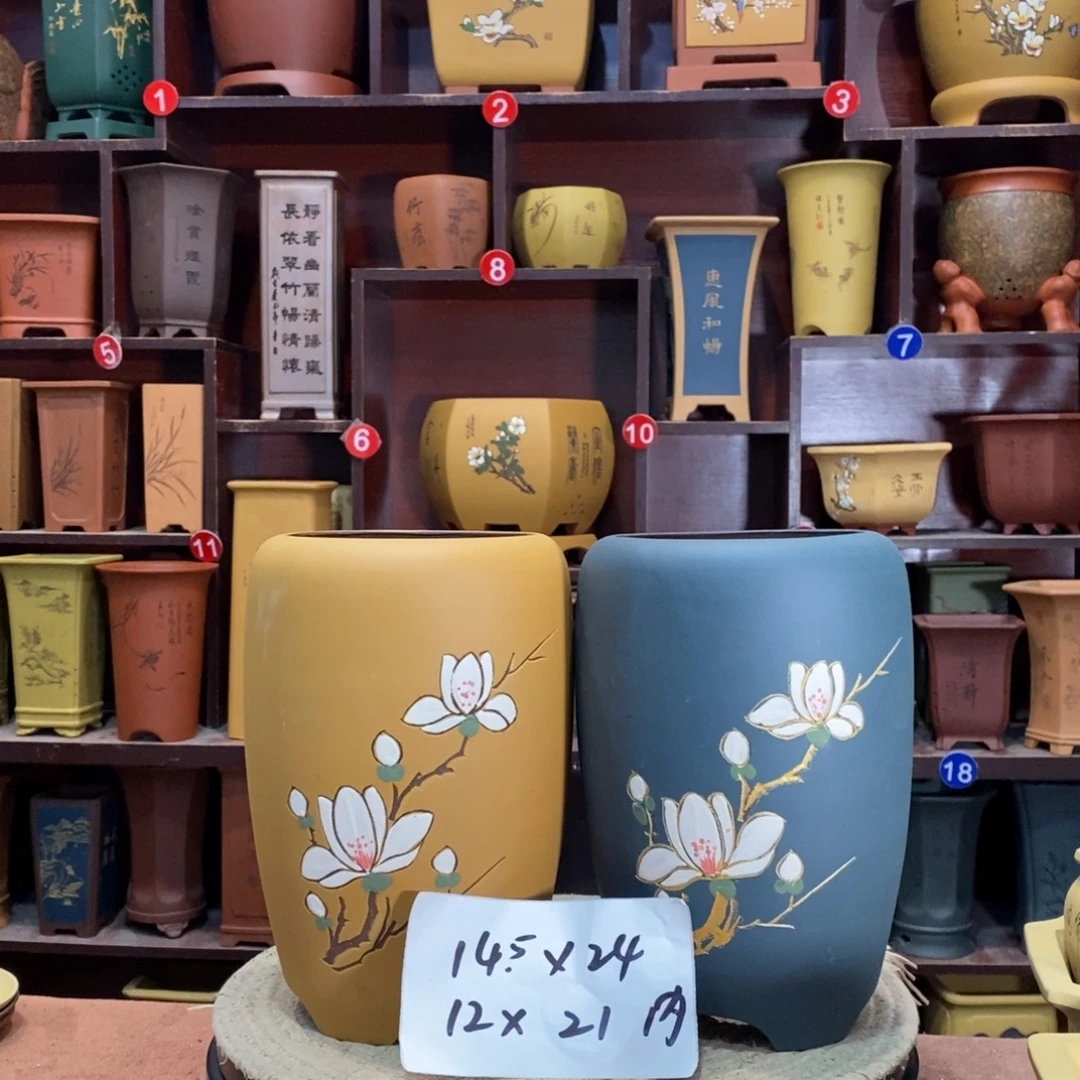 紫砂花盆紫砂花盆