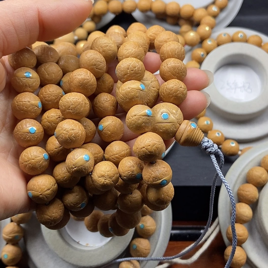 即***哥凤眼菩提手串12.5➕松108念珠，25年籽