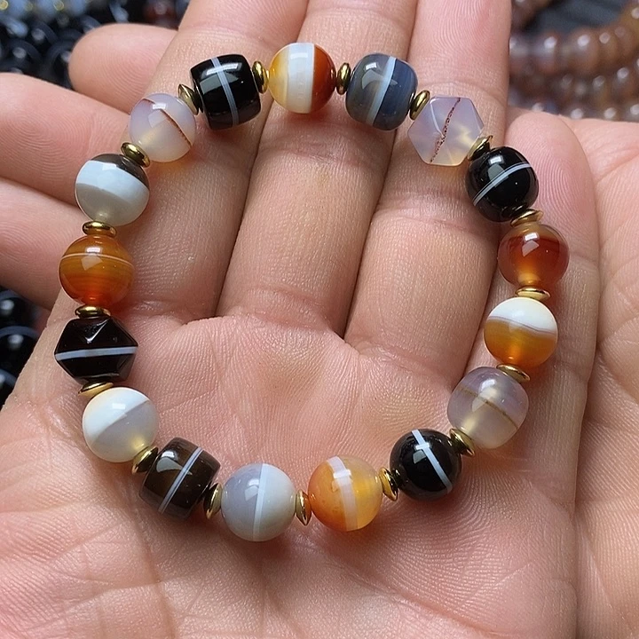 玛瑙/玉髓手链未镶嵌