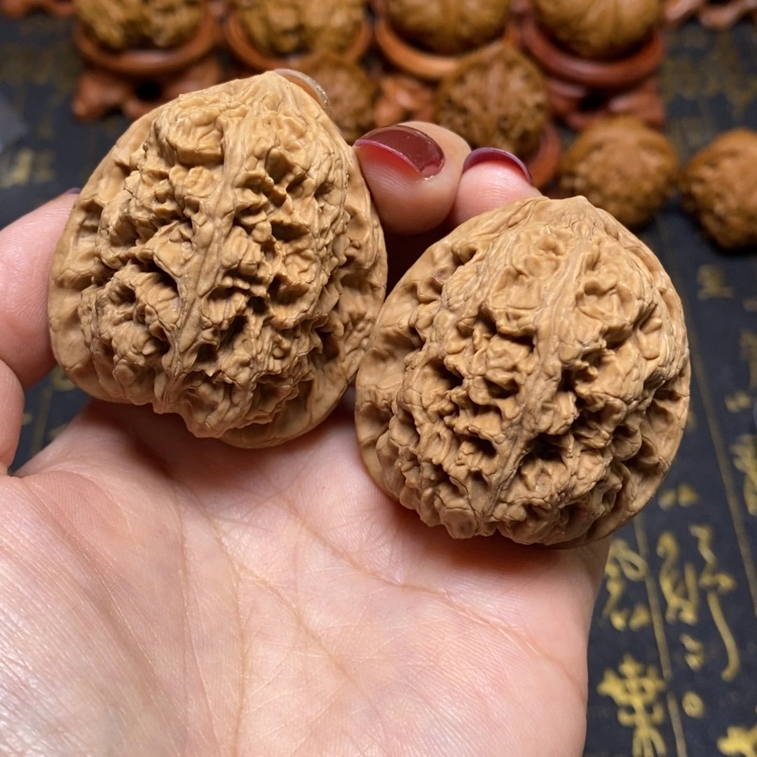 文玩核桃把件将军膀全品42