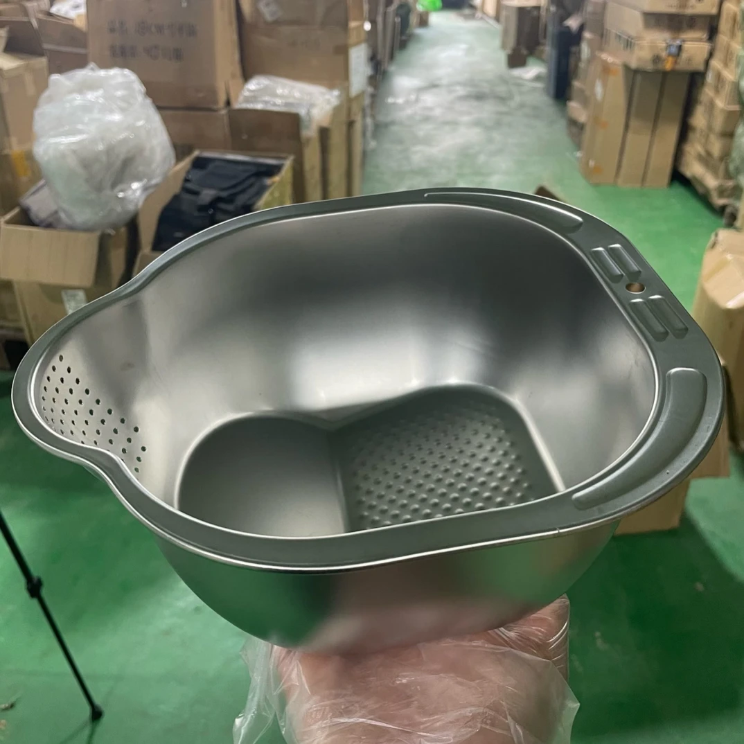 家用24cm沥水淘米斜角漏盆1个