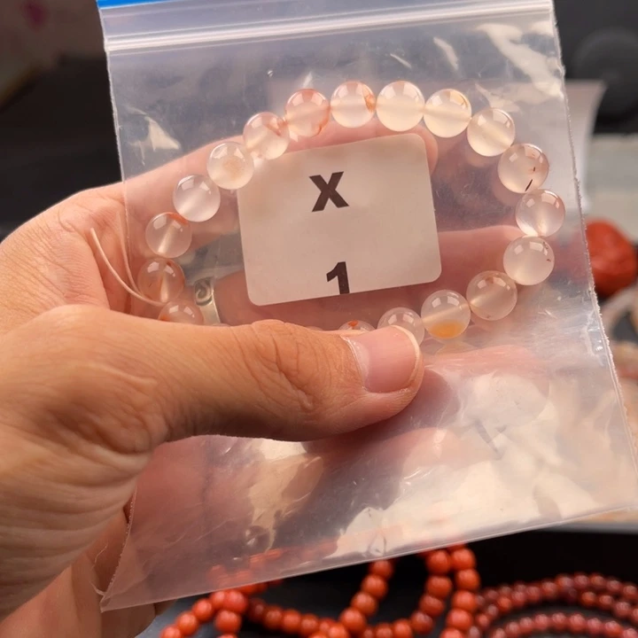 南红玛瑙未镶嵌多样性发货默认微瑕9mm