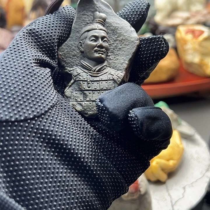 戈壁石戈壁石手把件