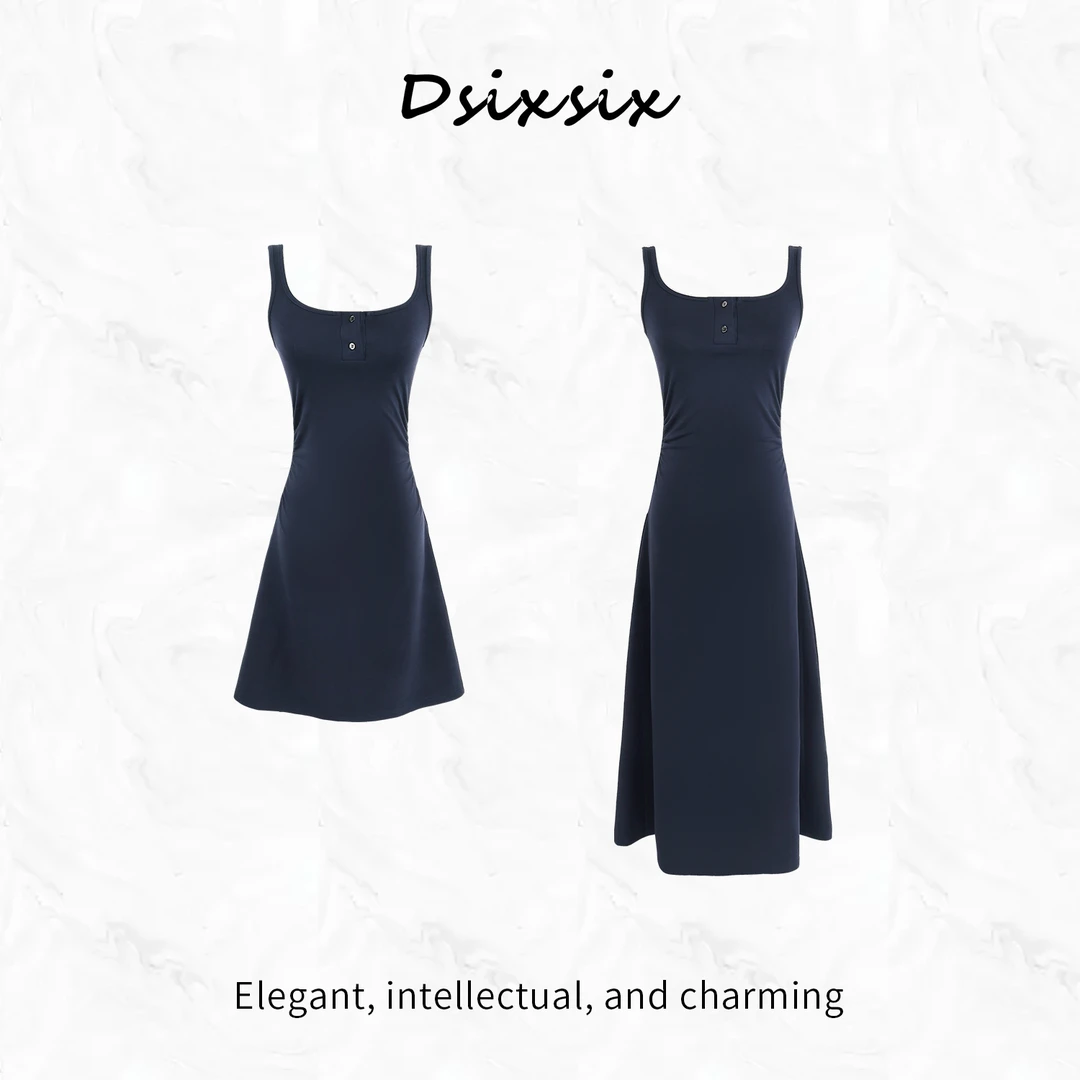 WEI BAO ER【预谋邂逅】法式赫本风连衣裙裙子女夏季超好看气质长裙