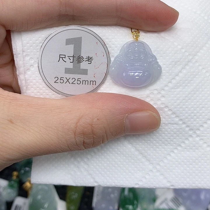 颈饰18K金镶嵌翡翠23467899888