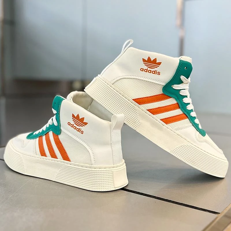 男鞋2025秋冬新款网布舒适百搭潮流爆款时尚软底高帮鞋休闲运动鞋