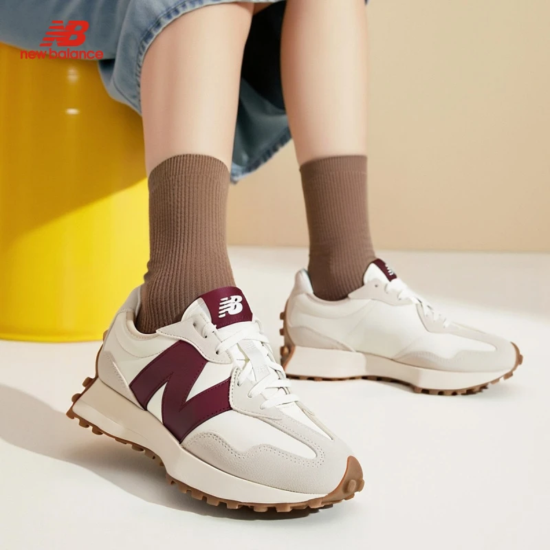 【流光风】New Balance休闲鞋女鞋NB 327系列V头鞋通勤复古运动鞋