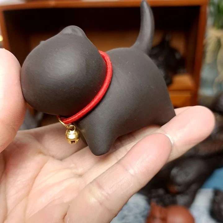 茶宠紫砂小猫茶宠摆件