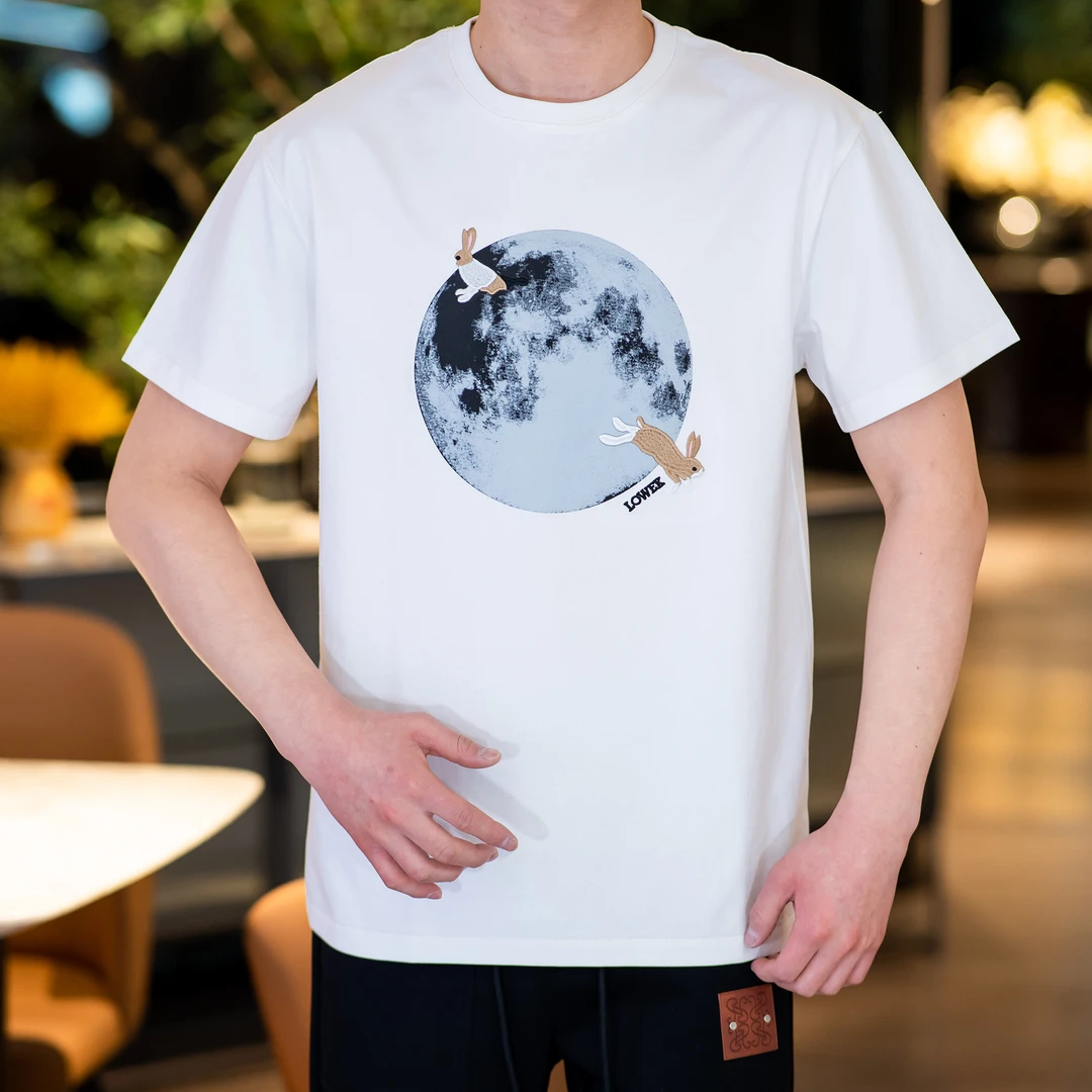 2501/LOWEK新款春夏潮流休闲时尚男士短袖简约气质修身圆领T恤