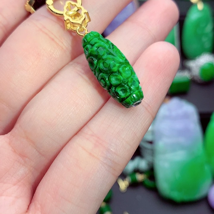 翡翠未镶嵌吊坠(不含链)吊坠