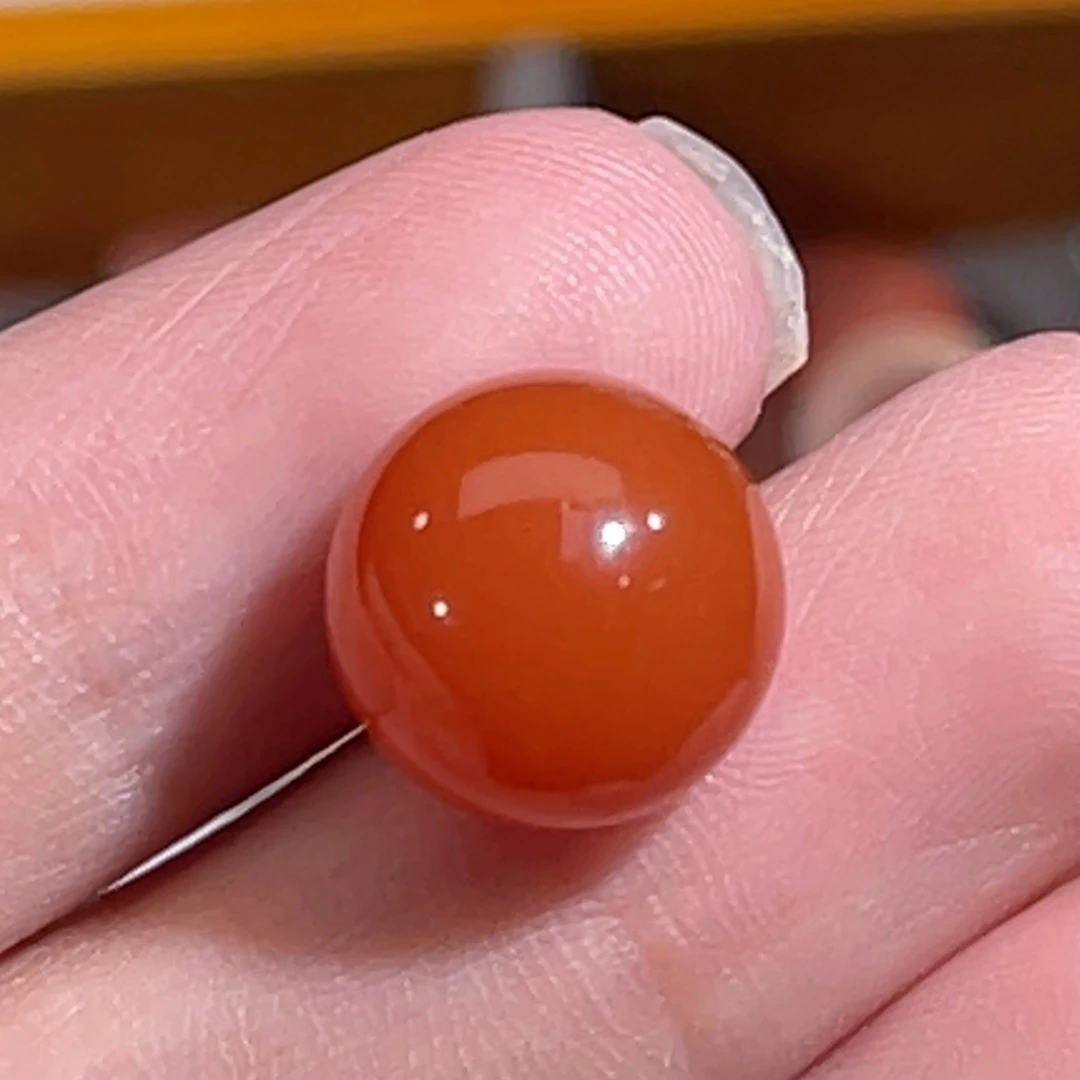 南红玛瑙未镶嵌圆珠11.2mm