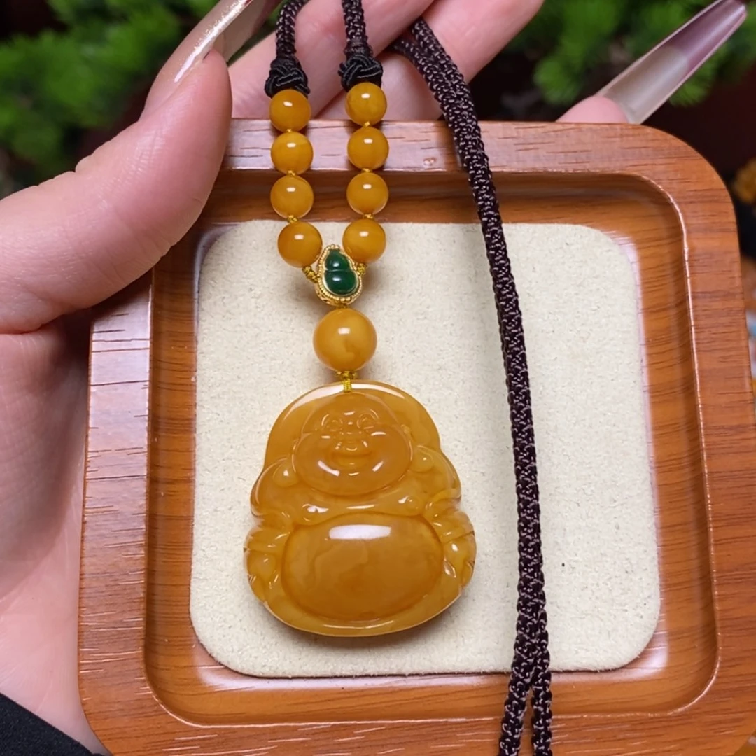 【闪购商品】蜜蜡颈饰未镶嵌项链