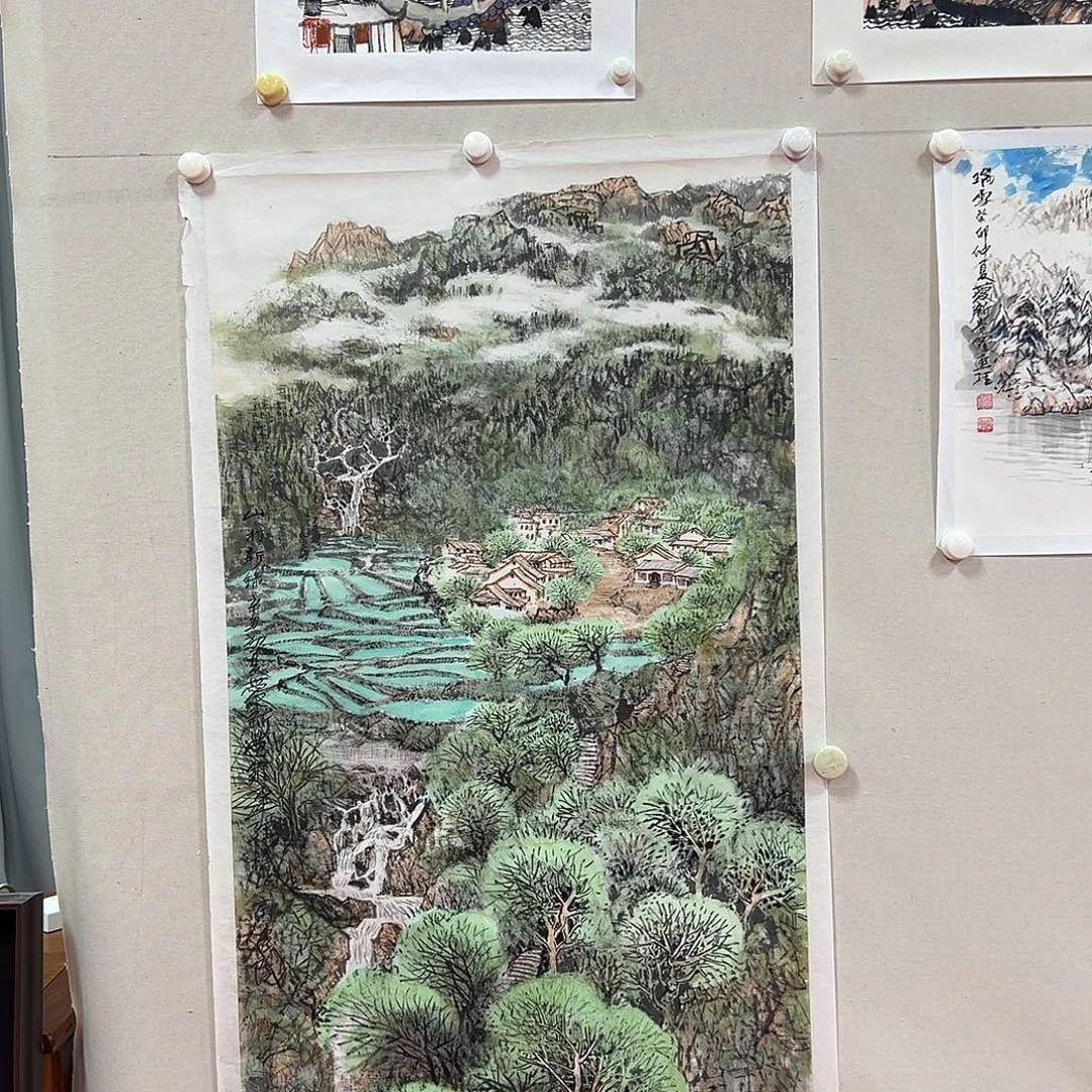 国画老师艺术精品