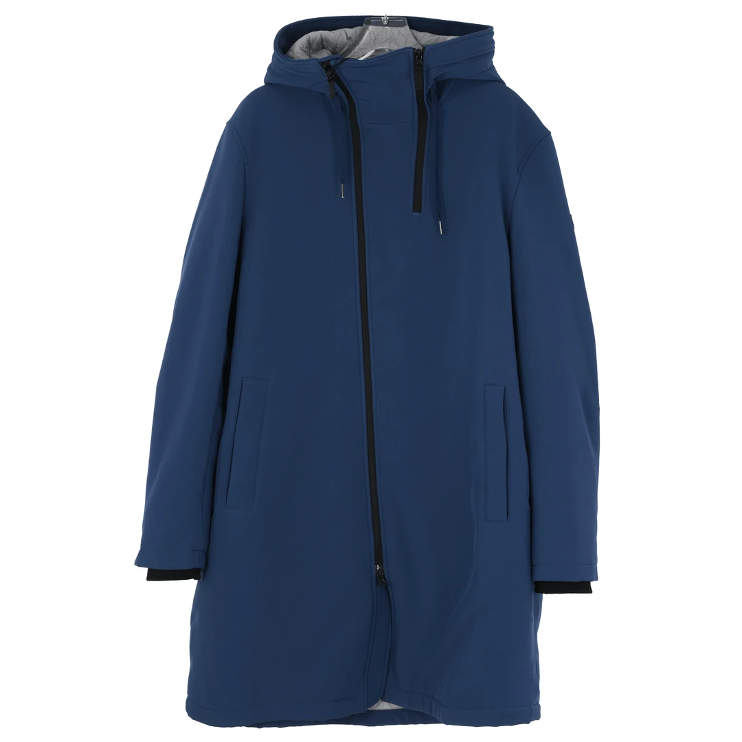 ARMANI EXCHANGE 男士中长款防风加厚连帽棉服6ZZL18 ZNKMZ 1553