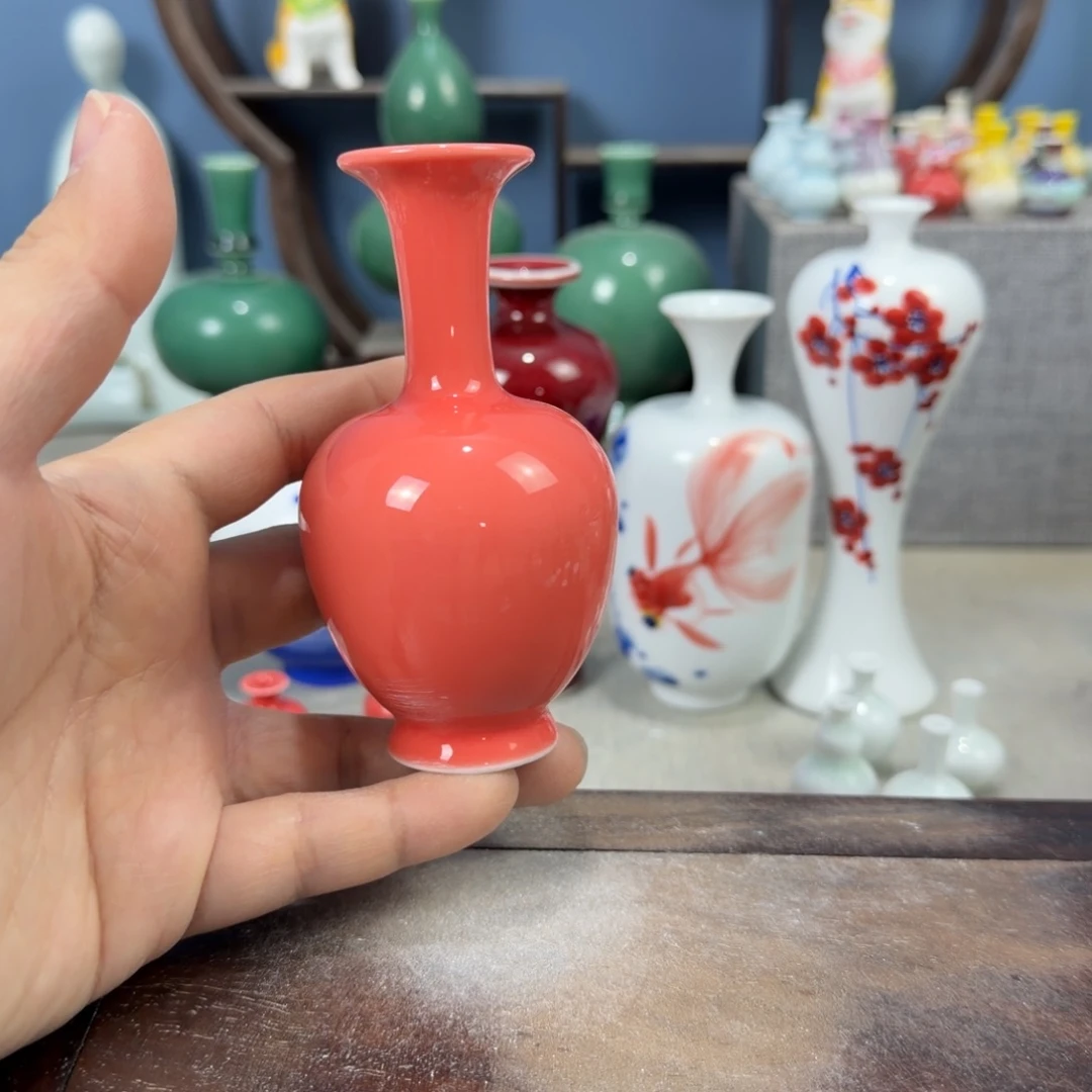 陶瓷手工小花器摆件
