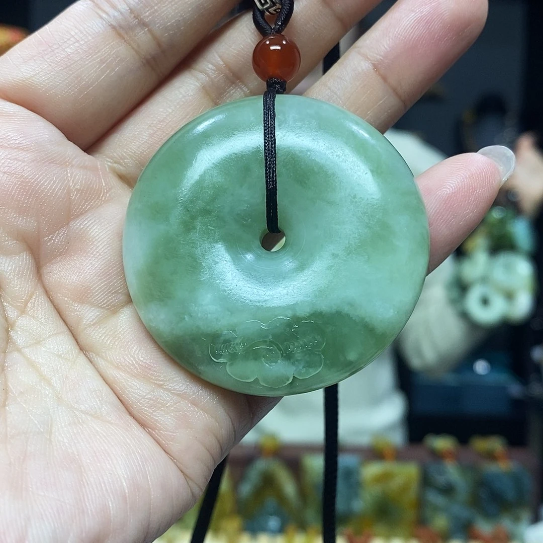 未镶嵌岫玉挂件吊坠项链