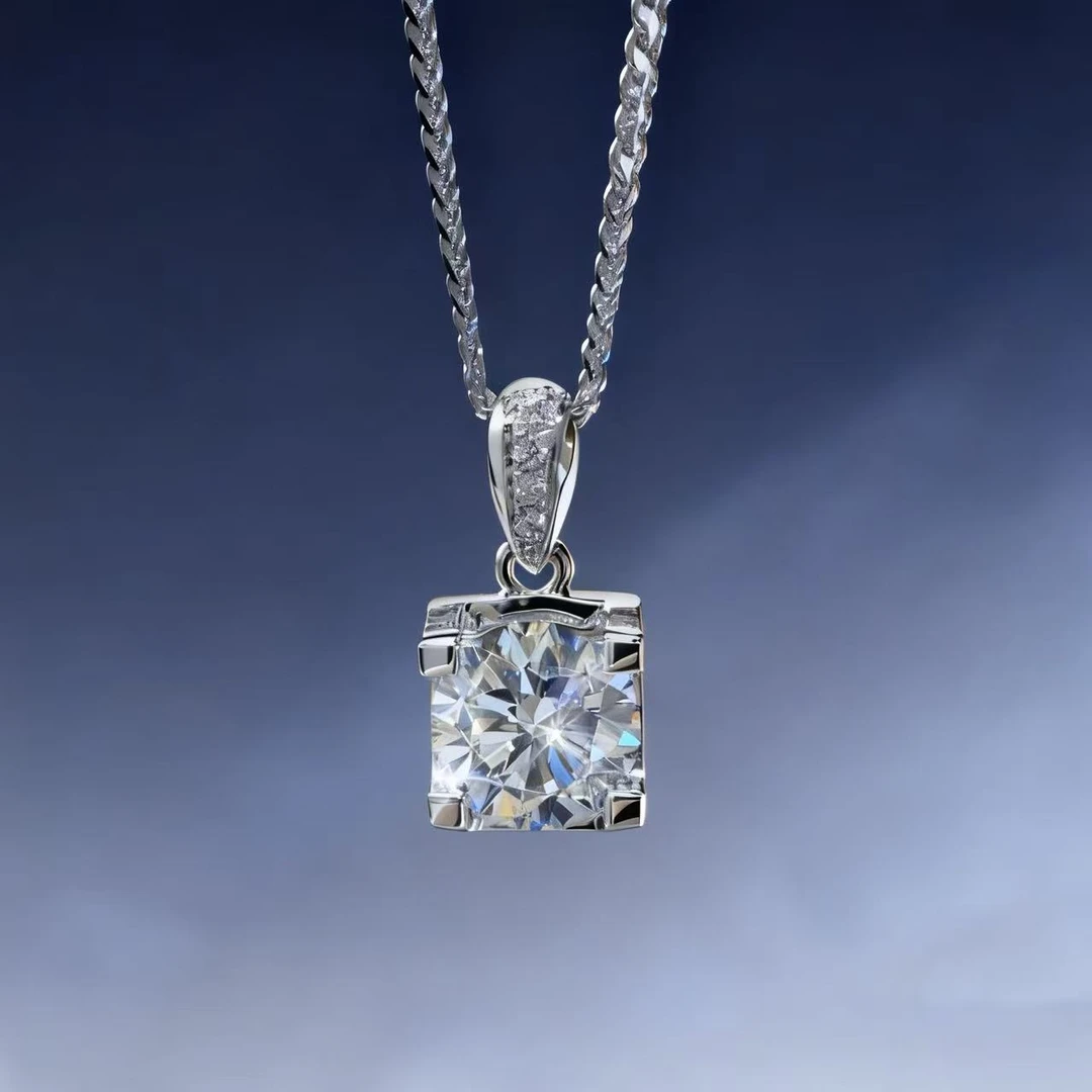 QANNA【豪华牛头款】【大钻经典款】轻奢小众百搭钻石吊坠（不含链）AY